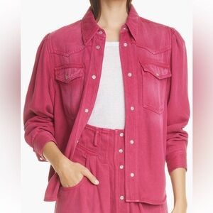 Isabel Marant Etoile Tahisli Denim Shirt